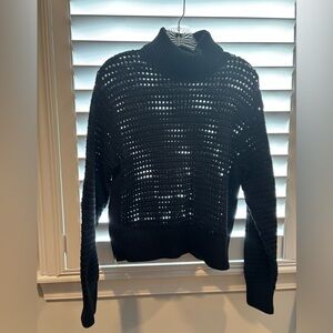 Varley Black Turtleneck Sweater